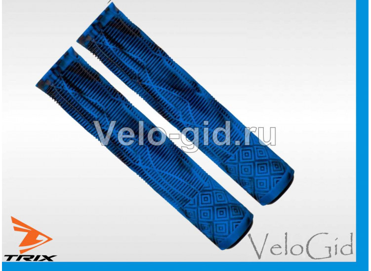 Грипсы (ручки на руль) Trix BMX Blue G132